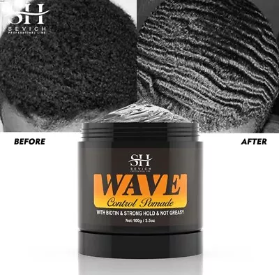 Hair Wax Natural Wave Control Pomade Strong Hold 360 Wavy • $14.99