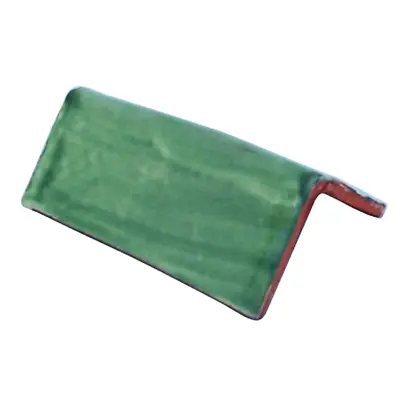 12 Trim Bullnose Mexican Molding Tile V-CAP WASHED GREEN • $39.99