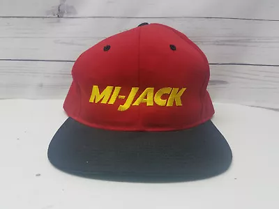 Mi-Jack Cranes Trucker Cap Red Black Yellow Hat • $14.99