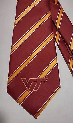 Virginia Tech Men's Necktie VT Hokies Eagles Wings Polyester  • $9