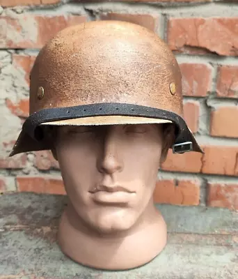   WW2 M42 German  Helmet WWII M 42. Combat Helmet Size 62 • $270