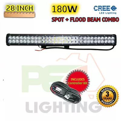 PEC 28INCH 180W CREE LED FLOOD/SPOT LIGHT BAR For AUDI ALLROAD Q3 Q5 Q7 • $168