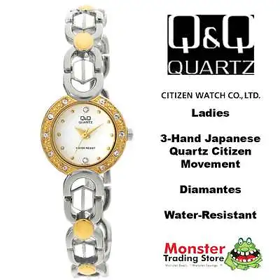 Aussie Seller Ladies Bracelet Watch Citizen Made 2/tone Gl35-802 P$99 Warranty • $48.99