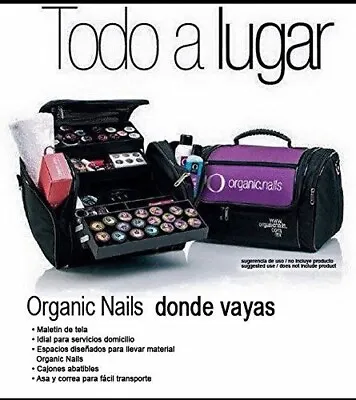 Maletin Organic Nails (no Incluye Producto) • $110