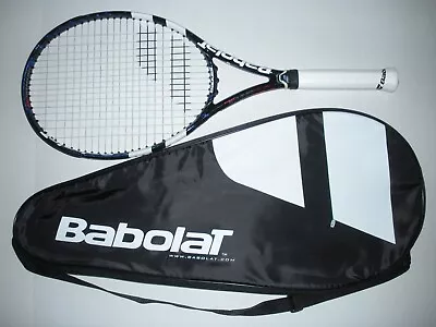 BABOLAT PURE DRIVE 107 9.9oz TENNIS RACQUET 4 3/8 (NEW STRINGS) 2012 • $175