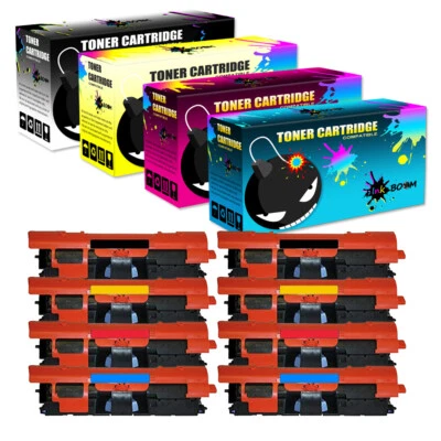 $189.53 • Buy 8 Toner Replace For HP Q3960A 122A Color LaserJet 1500L 1500Lxi 2500n Printer