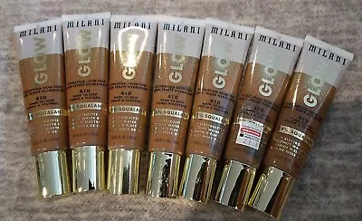 7 Pack Milani Glow Hydrating Skin Tint #410 Dark To Deep - All New Sealed • $30