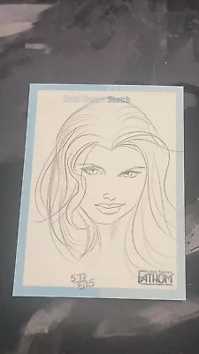 2001 Michael Turner's Fathom Limited Edition Sketch Card 572/525 Lol • $50