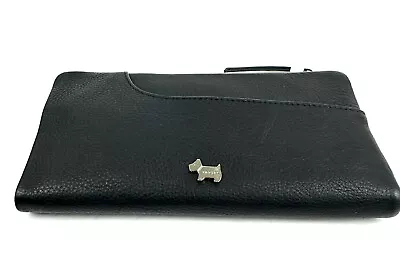 Radley London Wallet Matinee Pocket Black Leather Bifold Clutch Organizer • £38.57