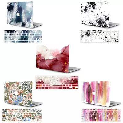 Colorful Painted Marble Matte Hard Case For MacBook Pro Air 13 A2337 A2681 A2941 • £16.31