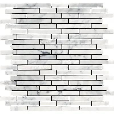 Simple Tile - Marble Mosaic Tile For Kitchen Backsplash MM 5101 - Carrara White • $6.99