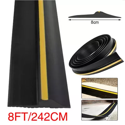 8ft Garage Door Floor Threshold Weather Seal Heavy Duty Rubber Draught Excluders • £12.34