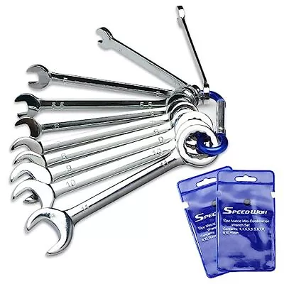 Mini Wrench Set Metric 10 Pcs Ignition Wrench Sets 4mm11mm Open End And Box End  • $22.64