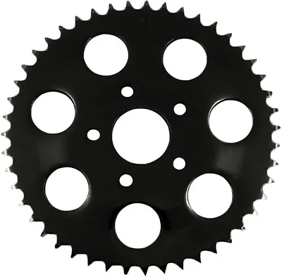 Drag Specialties Flat Rear Sprocket 530 46T Gloss Black Harley Davidson • $65.95