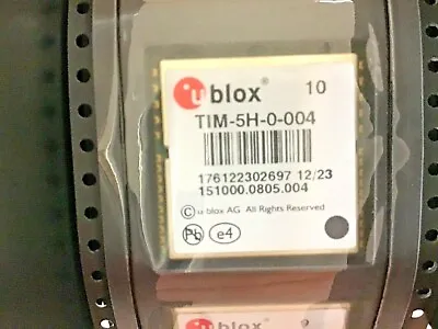 TIM-5H-0-004 UBLOX - RoHS Compliant 2nd Level Interconnection E4 (NI-Au) -1 PC • $100