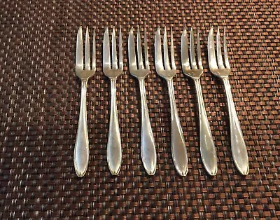 Set Of 6 EPNS A1 Pastry Forks Made In England 5” Free Shipping • $12.99