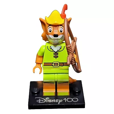New LEGO Disney 100 CMF Robin Hood W/ Stand & Accessories Coldis100-14 Dis105 • $18.65