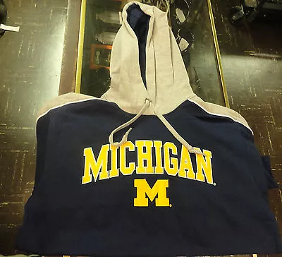 New G-III Sports XL Michigan Wolverines Navy/Gray Hoodie/Jacket/SweatShirt • $35