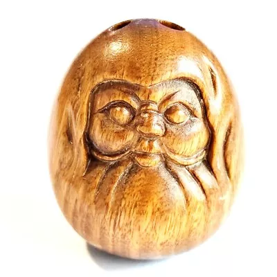 £35.99 • Buy F042 - 30 Years Old 1.6  Hand Carved Green Rosewood Netsuke  - Damo