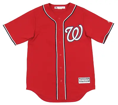 NWOT Washington Nationals Majestic Authentic Cool Base MLB Baseball Sewn Jersey • $74.99