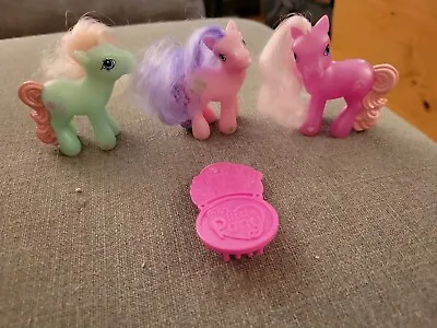 3 My Little Pony 2008 G3 Hasbro McDonalds Minty Serendipity Wysteria Comb • $7.99