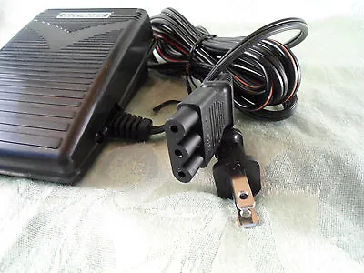 FOOT CONTROL PEDAL + LEAD CORD Husqvarna Viking 116 Emerald Elna 3005 2002 444 • $34