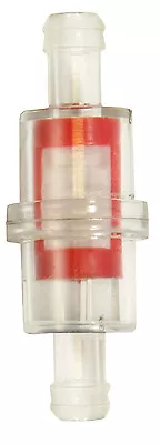 UNIVERSAL INLINE FUEL FILTER 8mm FOR PETROL LAWNMOWER GENERATOR CAR QUAD ETC • £3.99