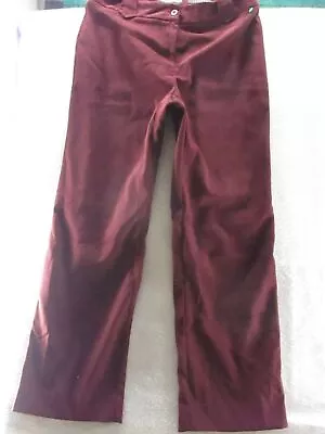 Norton Mcnaughty Stretch Womens Pants Sz 8 Burgundy • $17.49