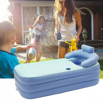 $50 • Buy Adult Bathtub Portable Shower Large Folding Water Spa Sauna Bath Tub Bucket PVC