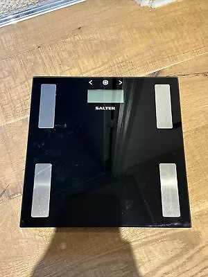 Salter Bathroom Weighing Scales In Black And Silver - Fully Working KGs Or Lbs • £5
