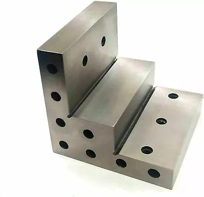 100 Mm/ CASTE IRON STEPPED ANGLE PLATE FOR MILLING MACHINE LATHE ENGINEERING • $117.09