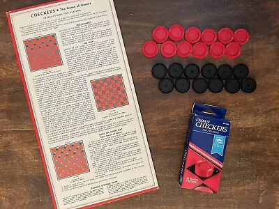 Vintage Western Publishing Game BOARD & Crown CHECKERS • $13.99