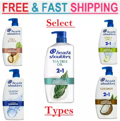 Head And Shoulders Dandruff Shampoo  28 Oz. Choose Your Type • $16.25