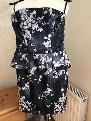 £0.99 • Buy H&M Lovely Smart Black And Grey Any  Party Dress Size 6 Small Fit Teenager Prom
