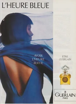 Paper Advertising - Advertising Paper - Guerlain's Blue Hour • $2.77