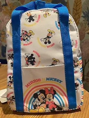 Primark Toddler Backpack With Parent Strap Disney Minnie & Mickey BNWT • £5.99
