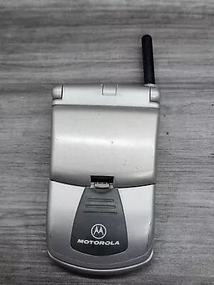 Vintage Motorola Timeport Flip Cell Phone Startac Sprint P8767 Powers On AS IS  • $29.95