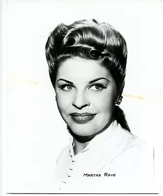 Vintage 8x10 Photo Martha Raye American Comic Actress And Singer • $17.99