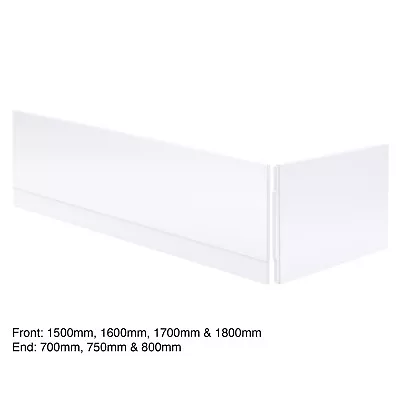 Balterley Standard Acrylic Straight Bath Panel - Multiple Sizes • £48