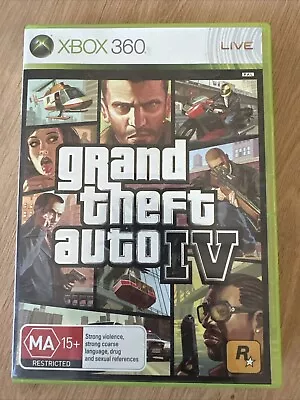 Grand Theft Auto IV Xbox 360 PAL Includes Map Manual GTA 4 • $7.99