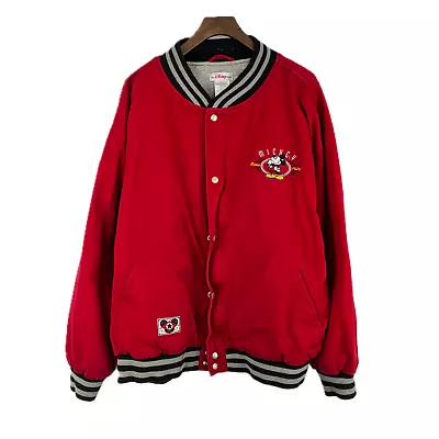 Vintage Disney Store Catalog Classic Mickey Mouse Since 1928 Varsity Jacket XL • $55.99