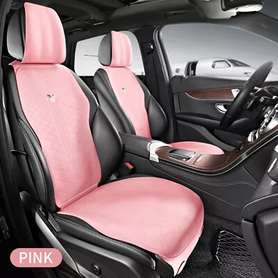 For Volkswagen Jetta Car Seat Covers Full Set Suede Leather Front Rear Protector • $114.43