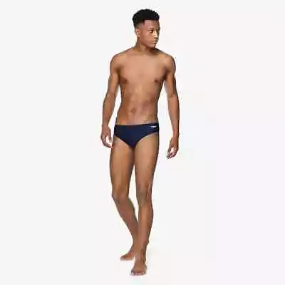 NWT Men's Speedo Printed One Brief Navy Blue Size 30 • $24.96