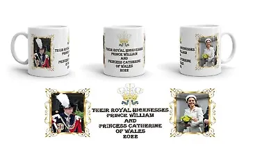 £8.59 • Buy Their Royal Highnesses Prince William & Princess Catherine Of Wales 2022 Mug