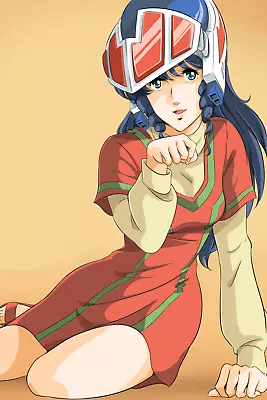 Macross/Robotech Minmay With Helmet Poster 12inx18in Free Shipping • $9.95