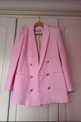 Zara Pink Tweed Blazer • £33