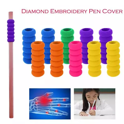 £3.13 • Buy 10Pcs Foam Pencil Grips Pencil Cover Non-slip Writing Aid Pencil Holder Gripper
