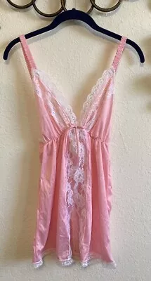 Vintage Pink Lace Lingerie Cami • $17