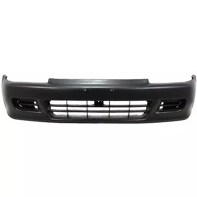 Bumper Cover For 1992-1995 Honda Civic Front Hatchback With Spoiler Holes Primed • $111.31