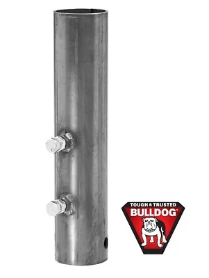 Bulldog Round Gooseneck Trailer Coupler Outer Tube 4-1/2  2 Set Screw 3/4  Pin • $73.13